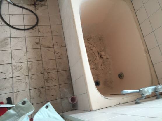 浴室クリーニング施工例タイル人工大理石
