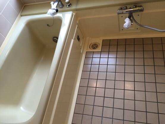 浴室クリーニング施工例人工大理石